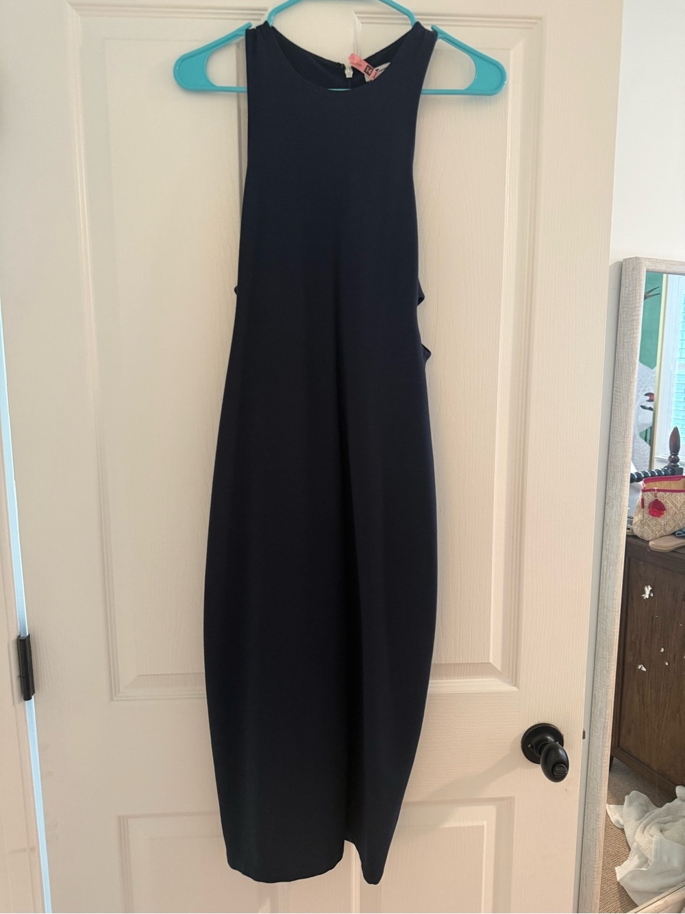 Alexander Wang Sleeveless Navy Cut Out Dress